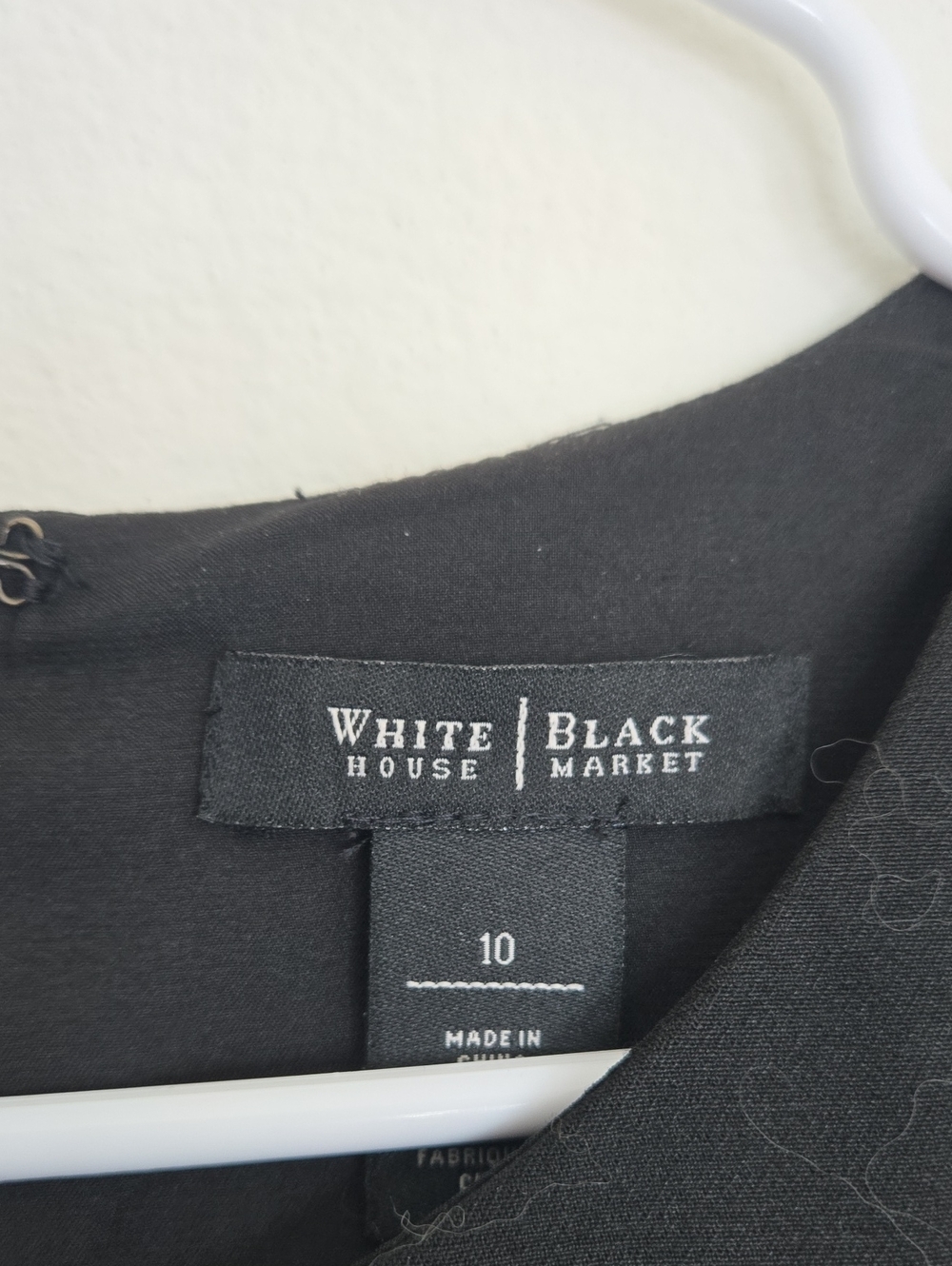 White House Black Market Black Sleeveless Midi Dress with Side Pockets - Picture 6 of 8
